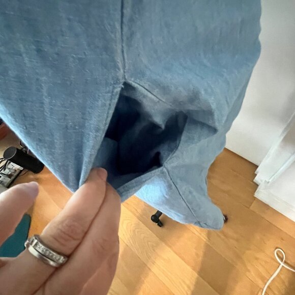 J.McLaughlin Arissa Chambray Dress Size Medium - Picture 5 of 8